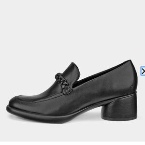 Ecco Black Leather Loafers